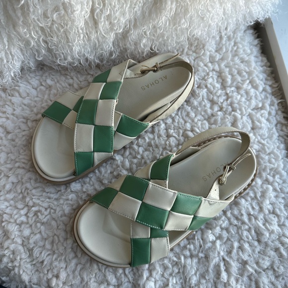 ALOHAS Shoes - ALOHA MARSHMALLOW SCACCHI SANDALS